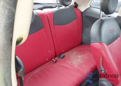 2012 Fiat 500 Lounge из США, поврежденный, VIN 3C3CFFCR3CT118113